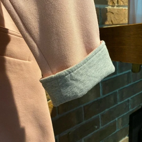 NWOT Pink Cotton Roll Up Jacket - Picture 6 of 10